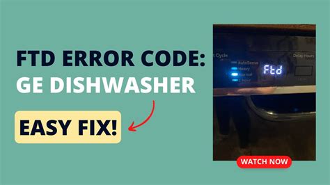 ge profile dishwasher leak detected|GE Dishwasher LEAK DETECTED Error Code